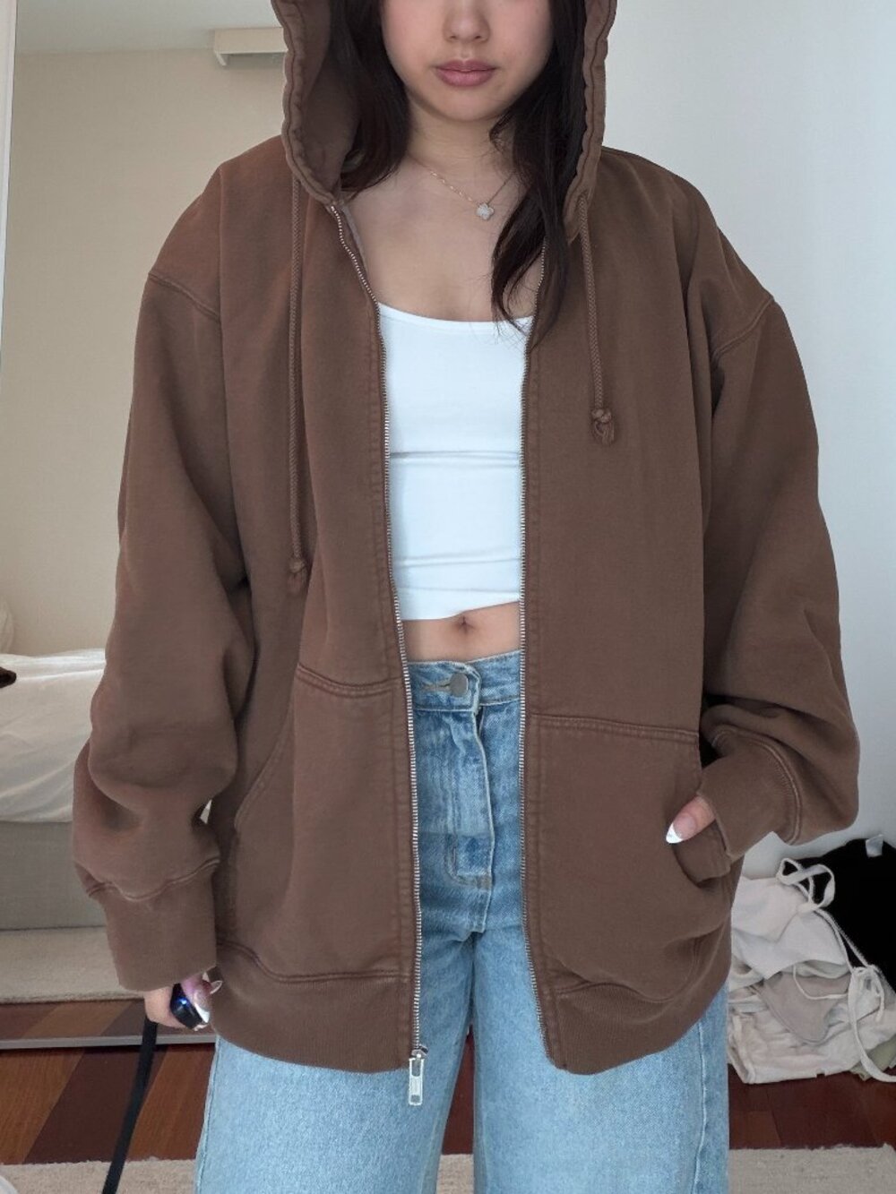 Brandy Melville Christy Hoodie oversized fit